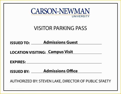 eastern university parking pass